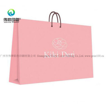 Custom Printing Packaging Fashion Woman Shopping Paper Gift Bag